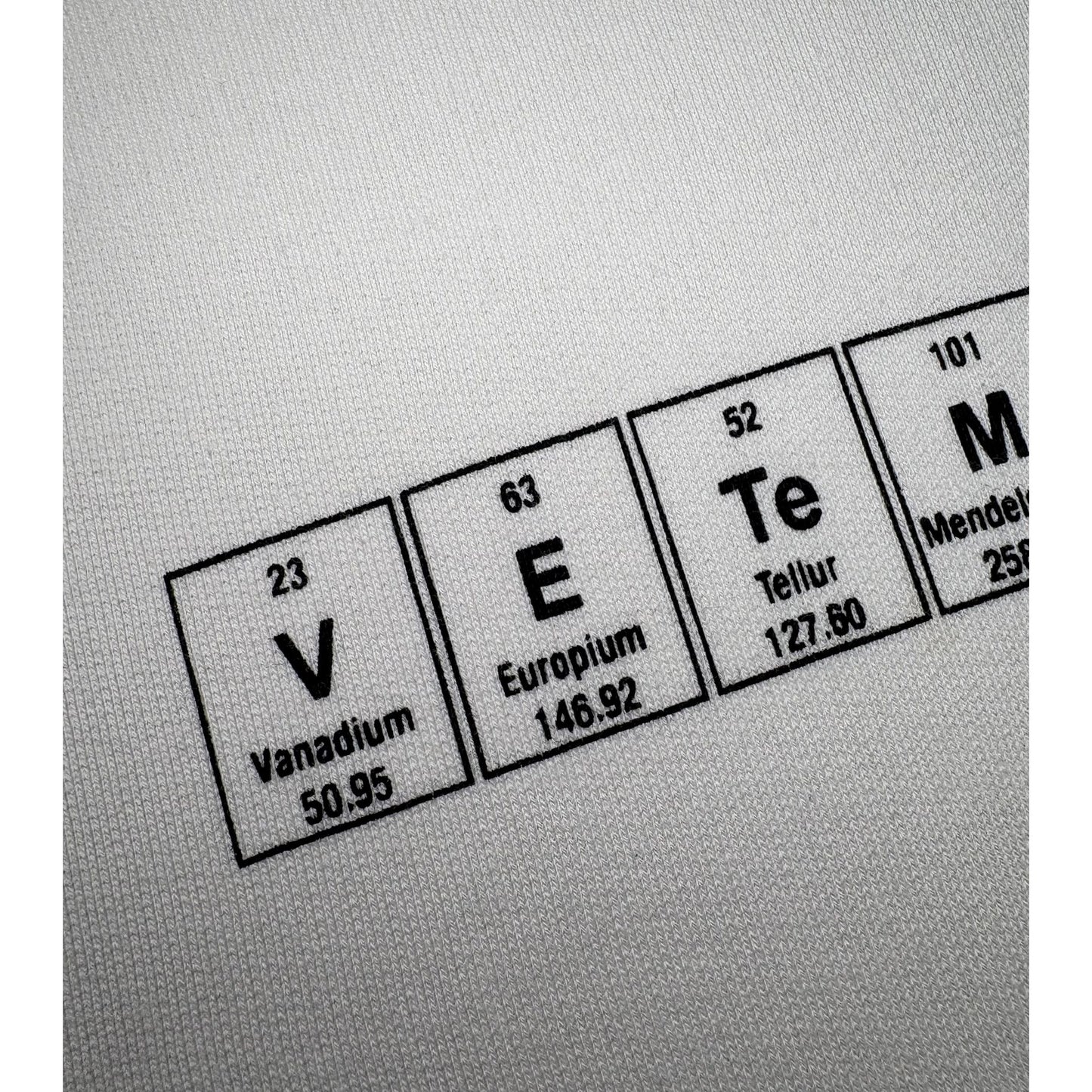 Vetements Periodic Table Hoodie