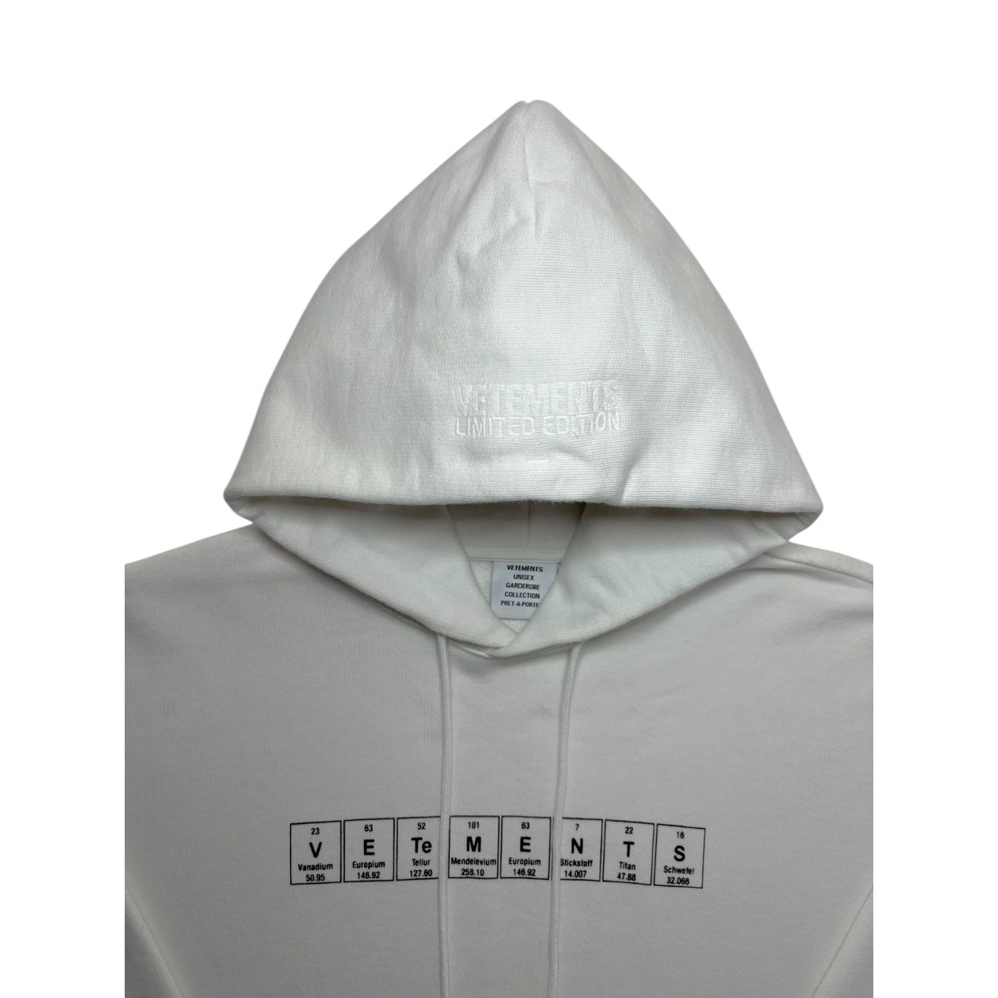 Vetements Periodic Table Hoodie
