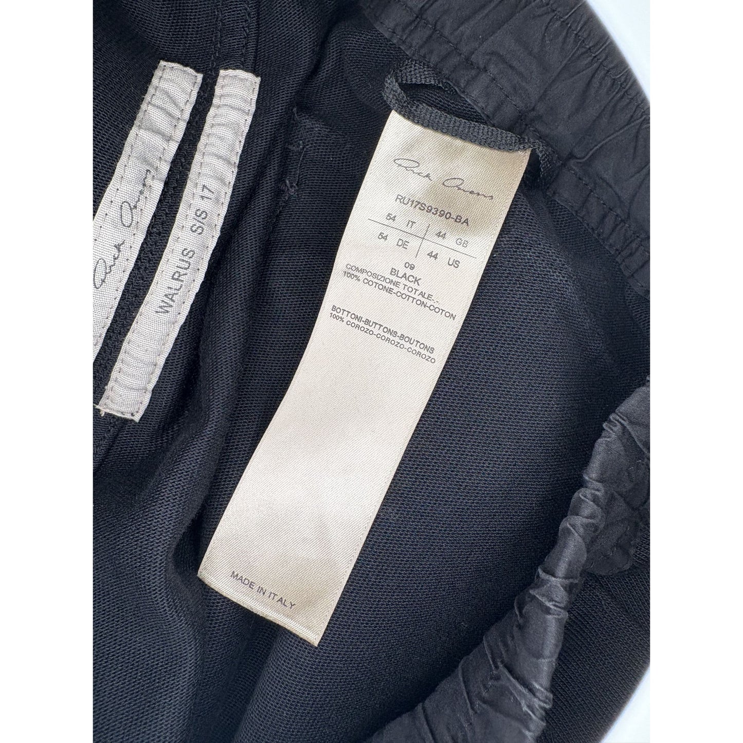 Rick Owens SS17 'Walrus' Cargo Joggers