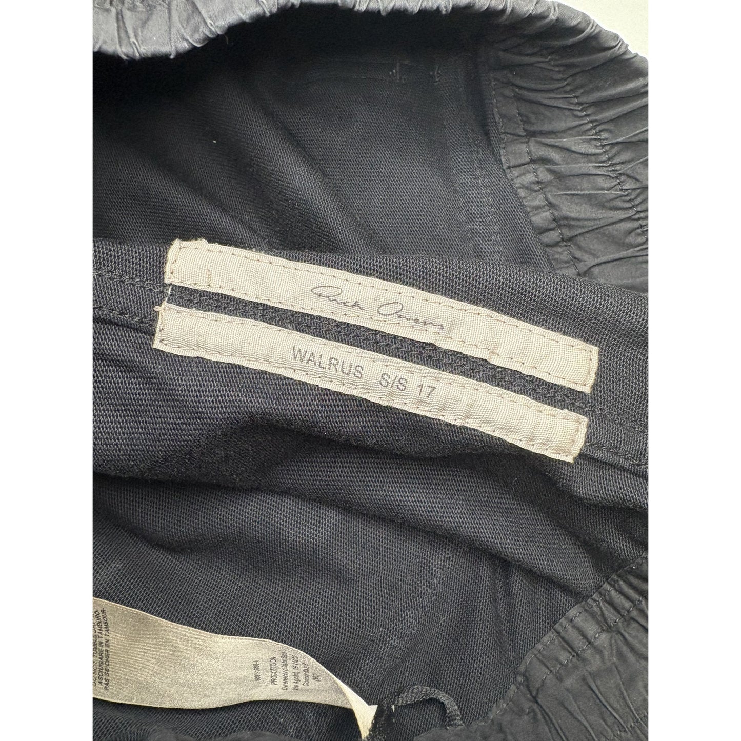 Rick Owens SS17 'Walrus' Cargo Joggers