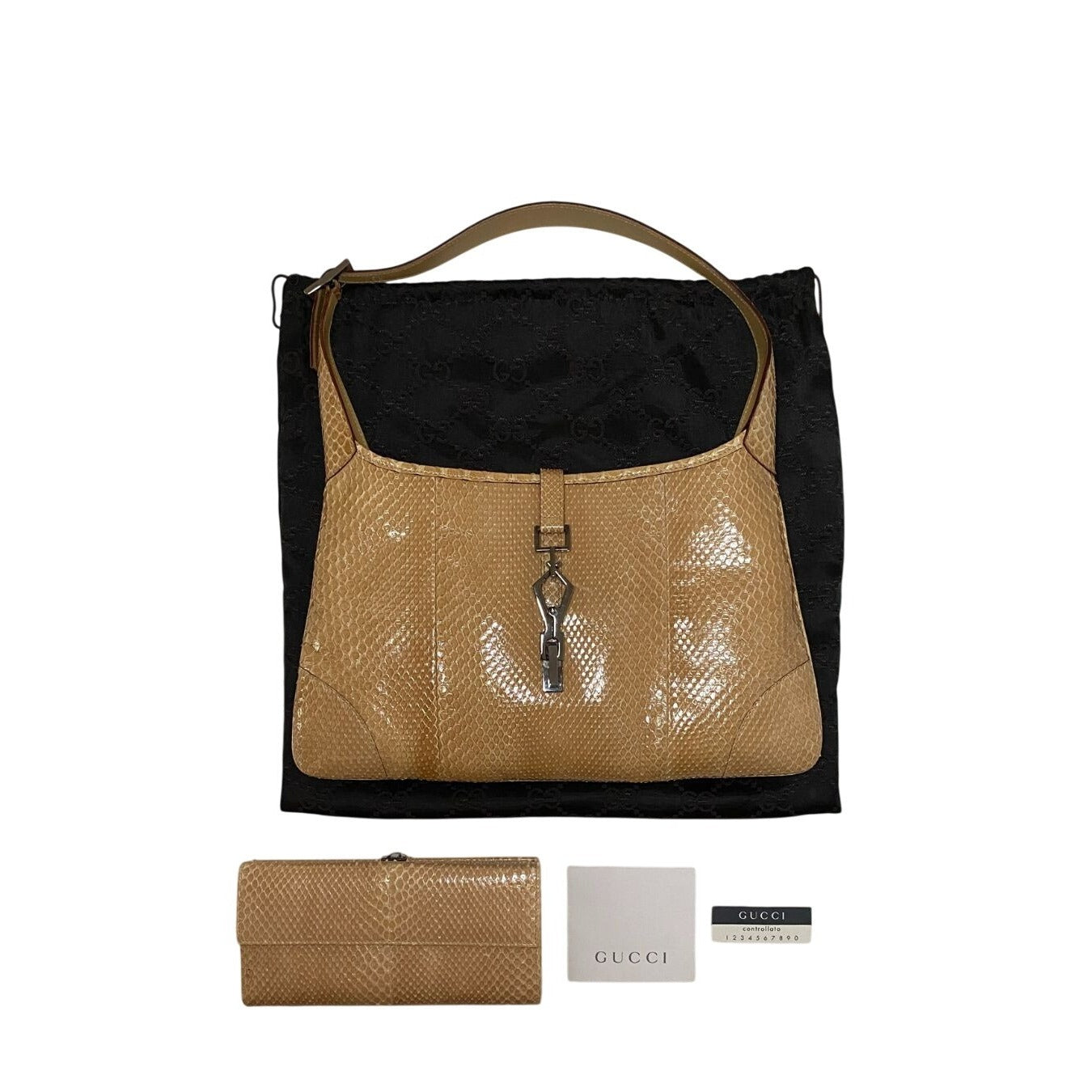 Gucci 1990's Snakeskin 'Jackie Bag'