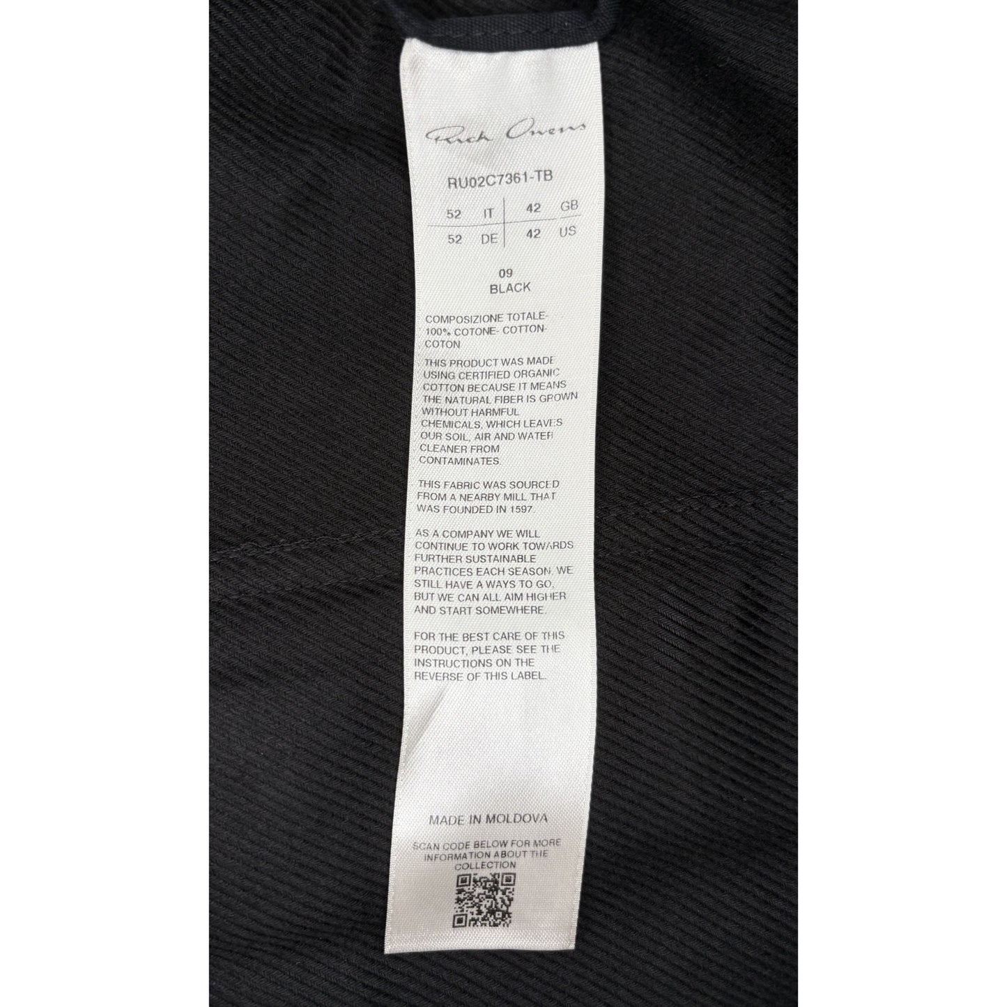 Rick Owens Mainline Corduroy Bela Pants