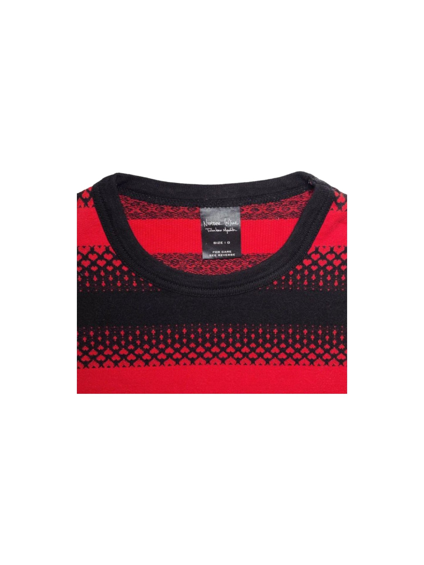 Number (N)ine Kurt Kobain AW03 Heart Sweater