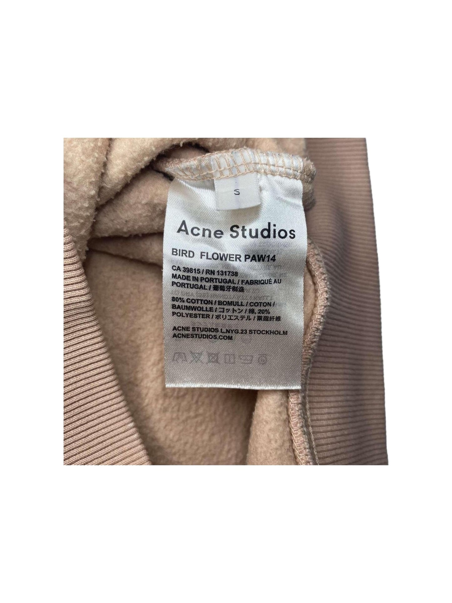 Acne Studios Bird Flower AW14 Crewneck