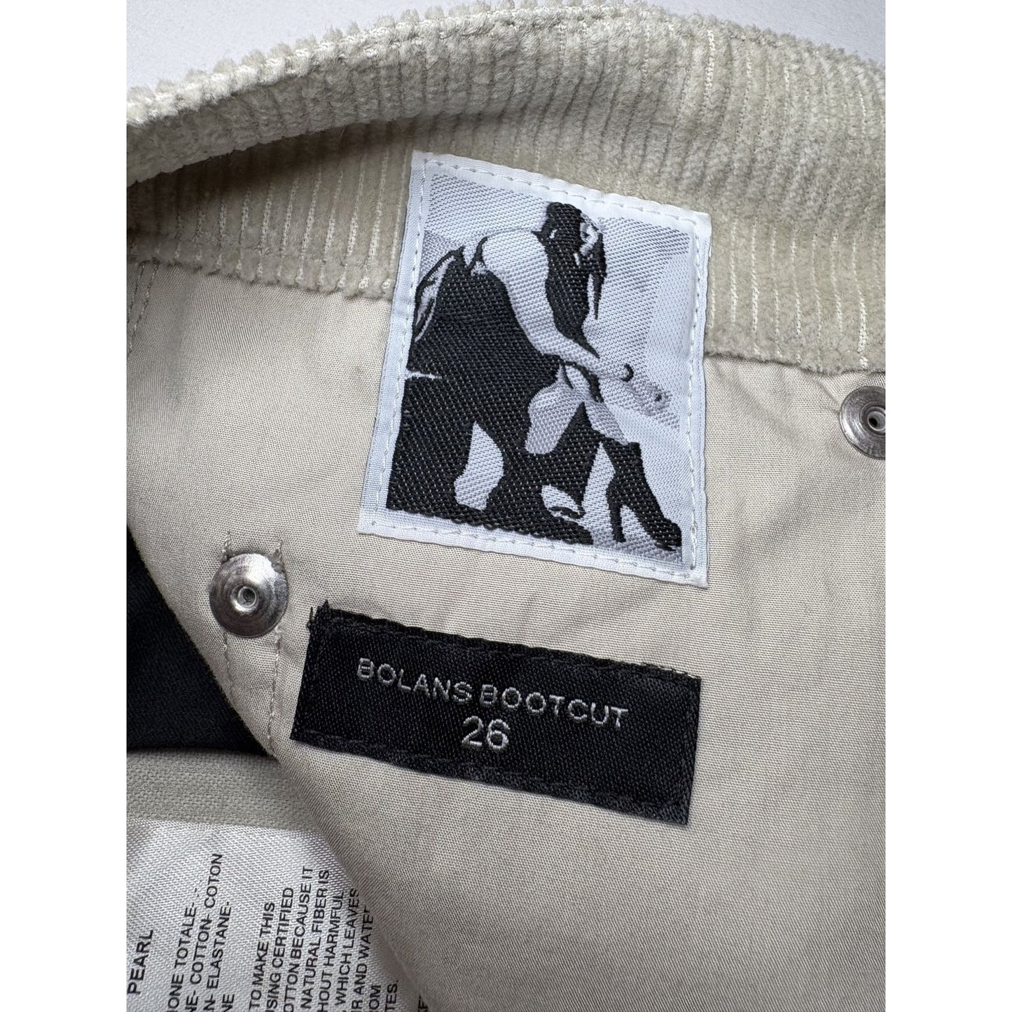 Rick Owens DRKSHDW Pearl Corduroy Bolan Pants