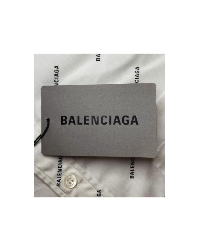 Balenciaga All-Over “Poplin Logo T-Shirt”