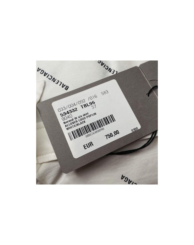 Balenciaga All-Over “Poplin Logo T-Shirt”