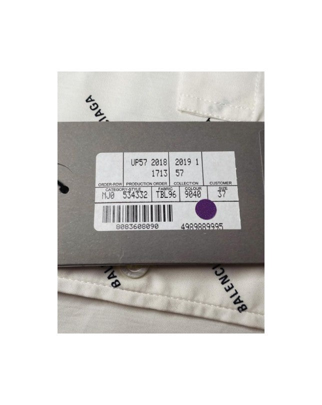 Balenciaga All-Over “Poplin Logo T-Shirt”