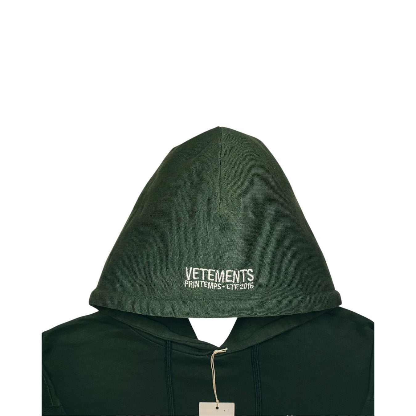 Vetements x Champion SS16 'Polizei' Reversible Hoodie