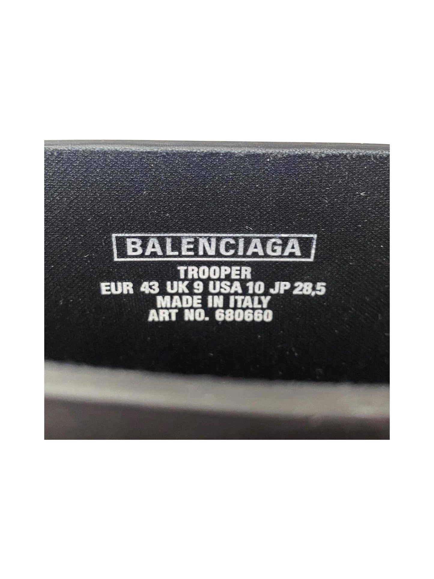Balenciaga Trooper Boots