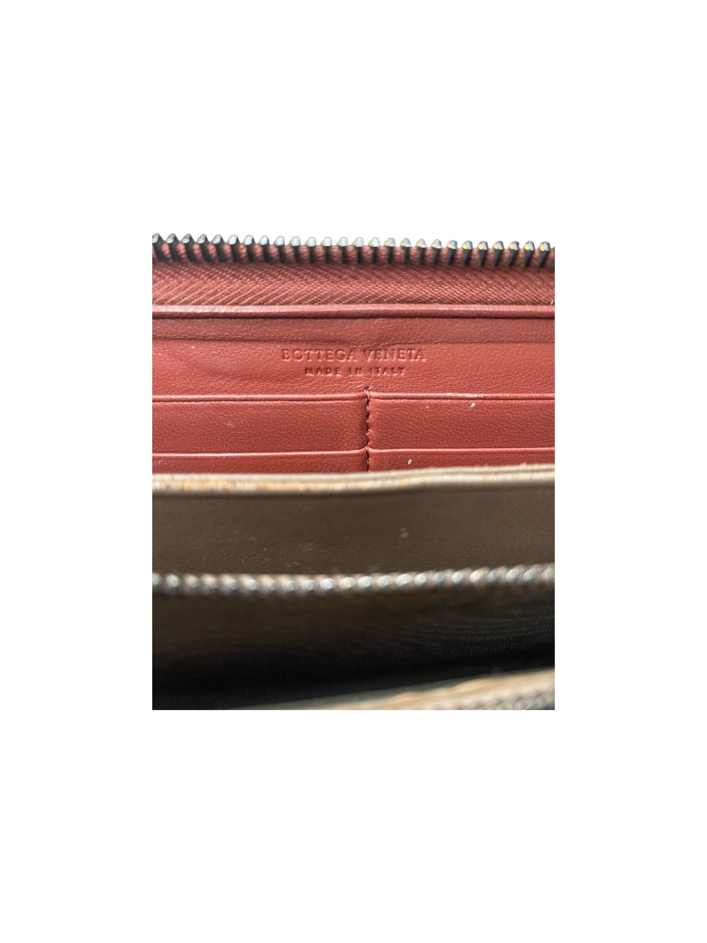 Bottega Veneta Intrecciato Long Zip Wallet