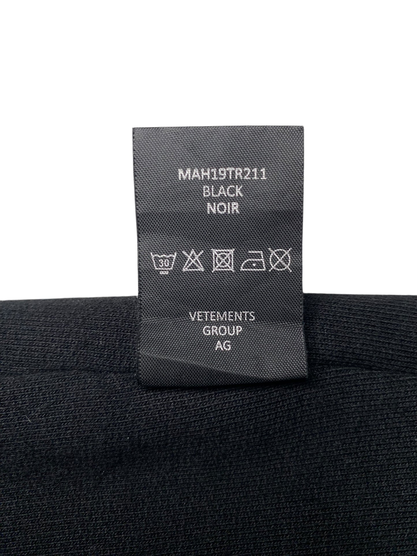 Vetements Reversible AW18 'Fuck' Hoodie