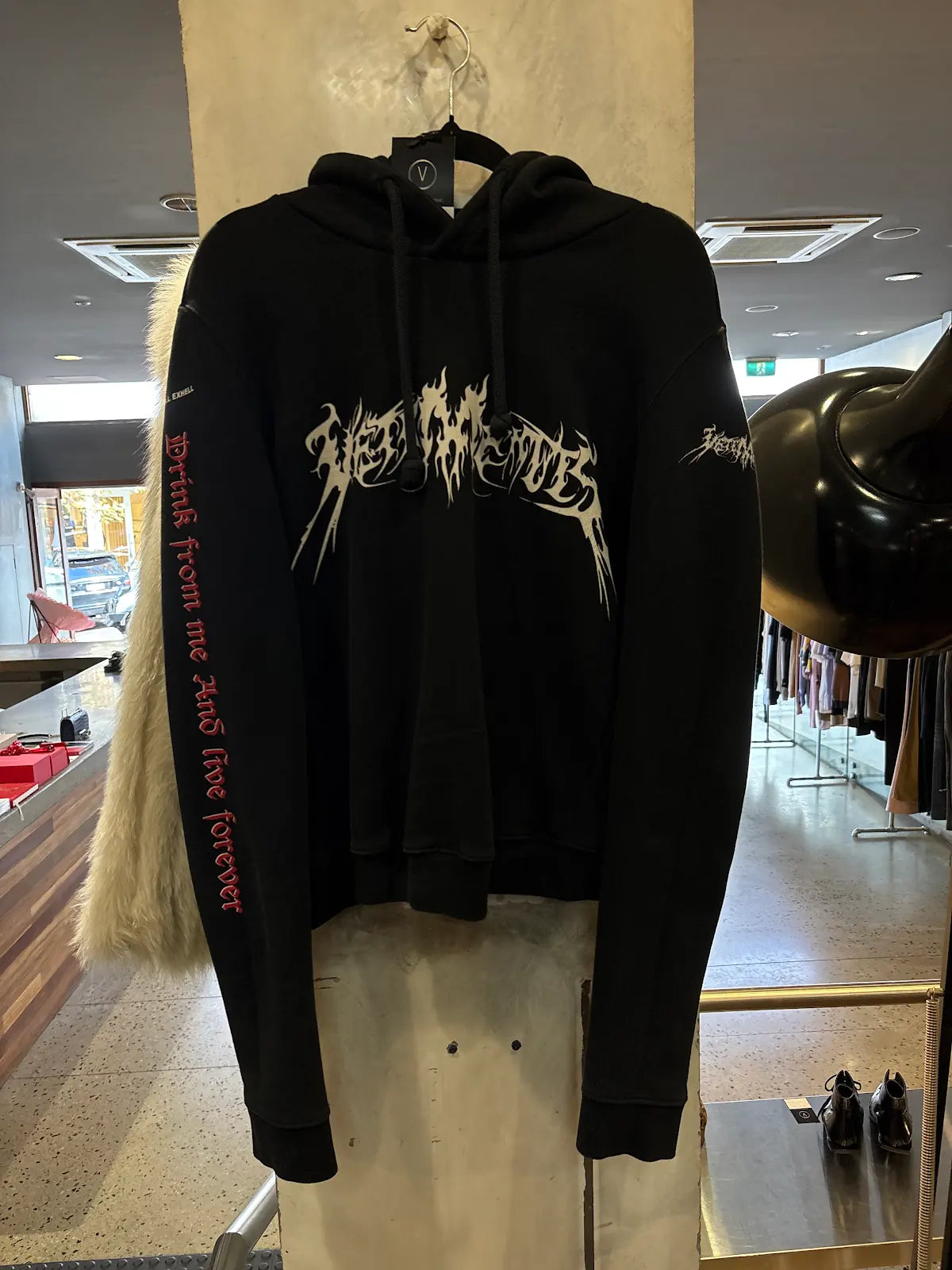 Vetements 'Total F*cking Darkness' Hoodie For Rose