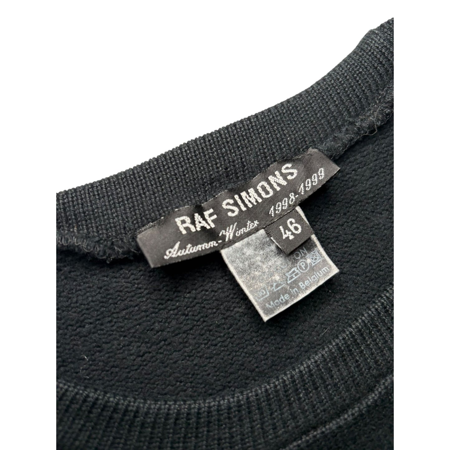 Raf Simons AW98-99 'Radioactivity' Longsleeve Raglan Sweater