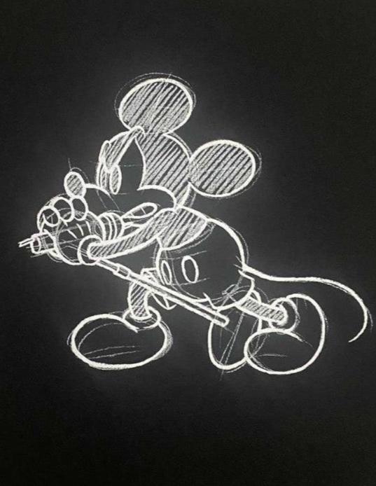 Number (N)ine Mickey Mouse Rap T-Shirt