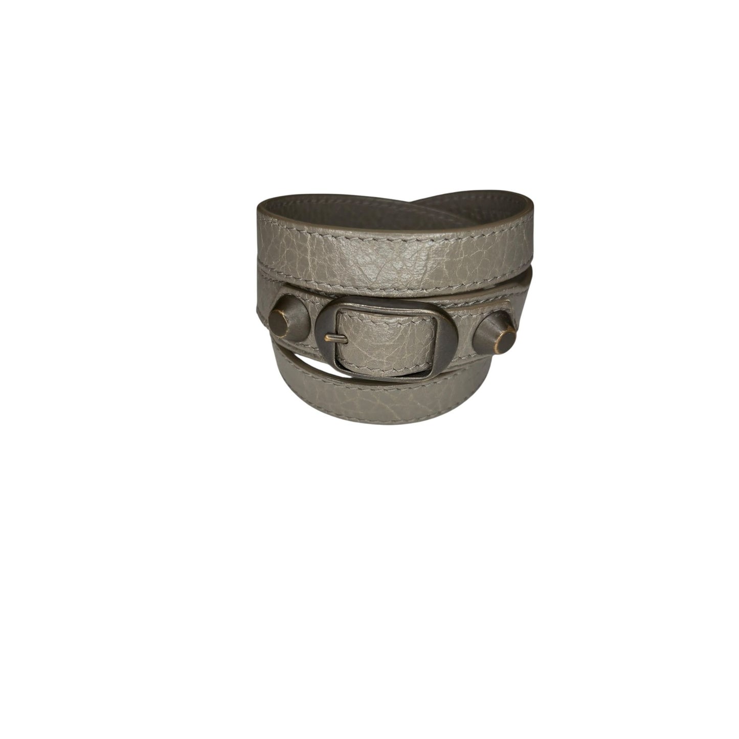 Balenciaga Grey Arena Triple-wrap Bracelet