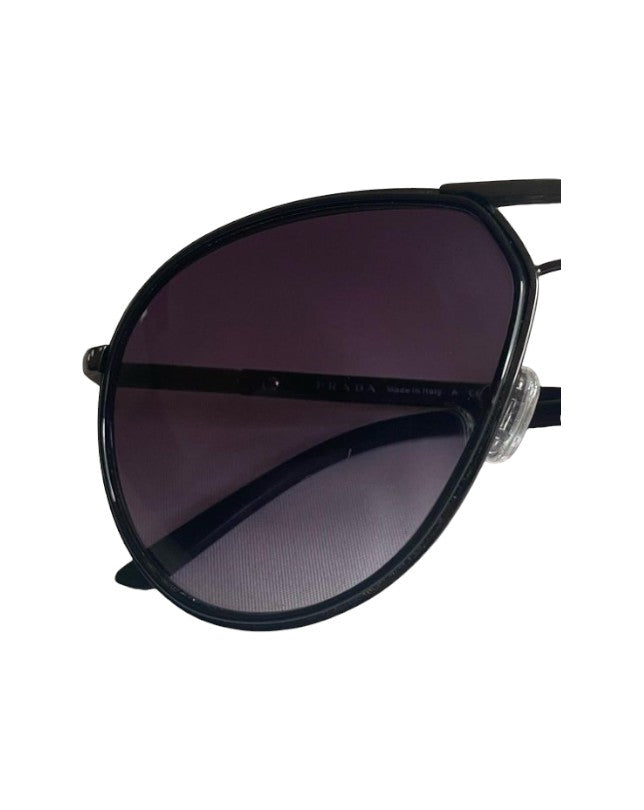 Black Prada Aviator Sunglasses