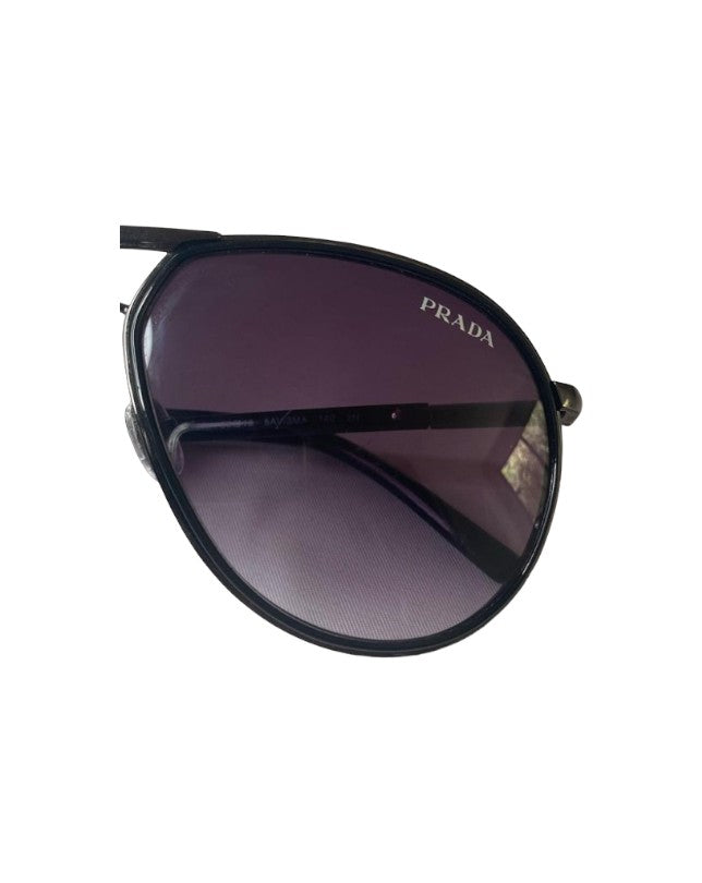 Black Prada Aviator Sunglasses