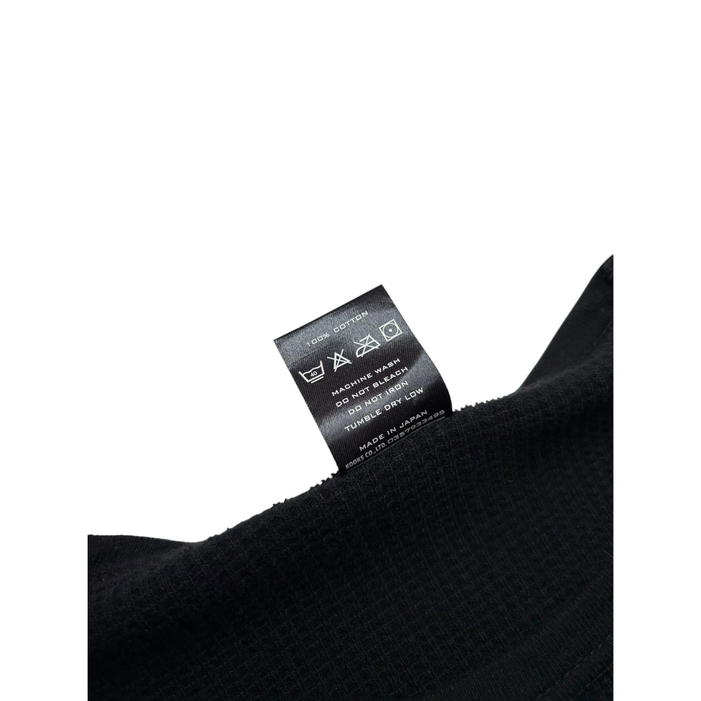 Number (N)ine AW05 'Nightcrawler' Thermal Waffle-knit Long-sleeve