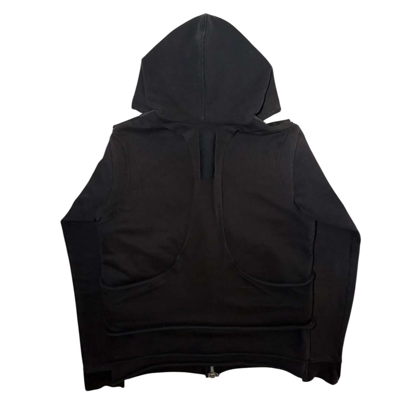 Rick Owens FW01 Layered Leather ‘Scab’ Hoodie