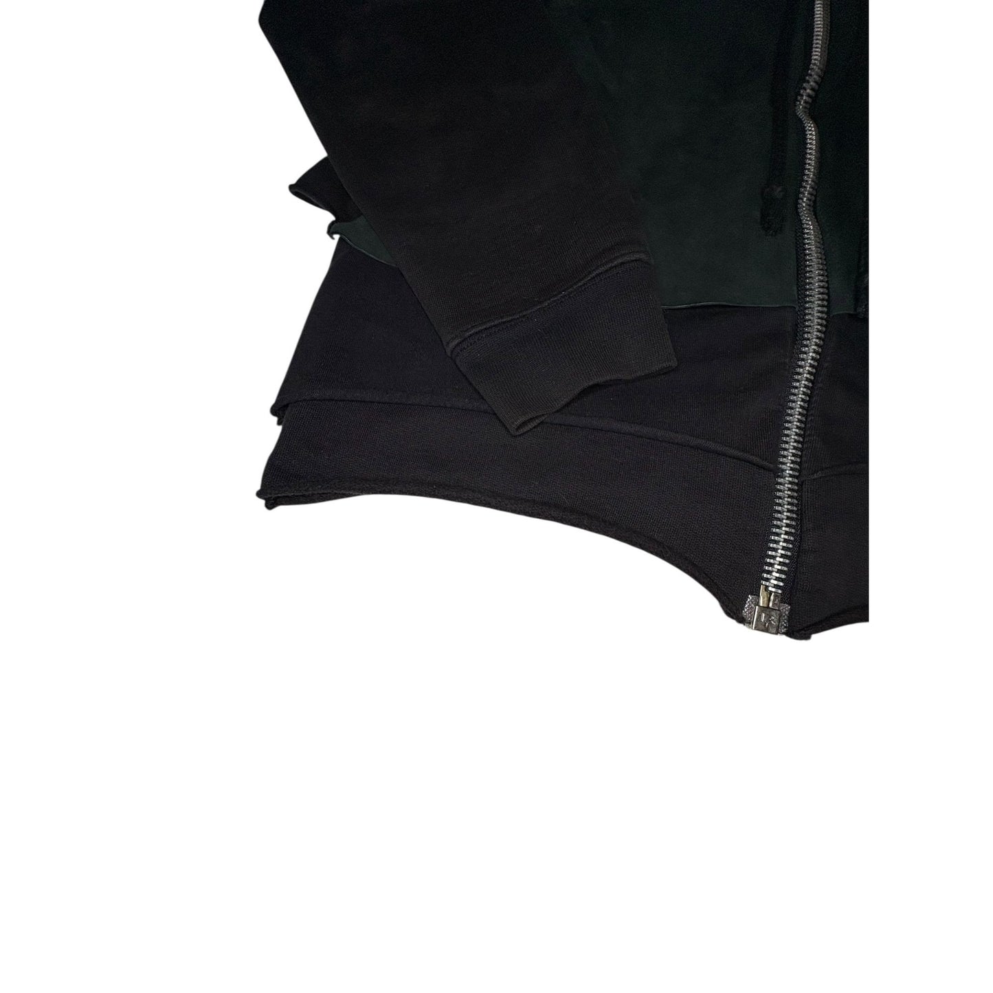 Rick Owens FW01 Layered Leather ‘Scab’ Hoodie