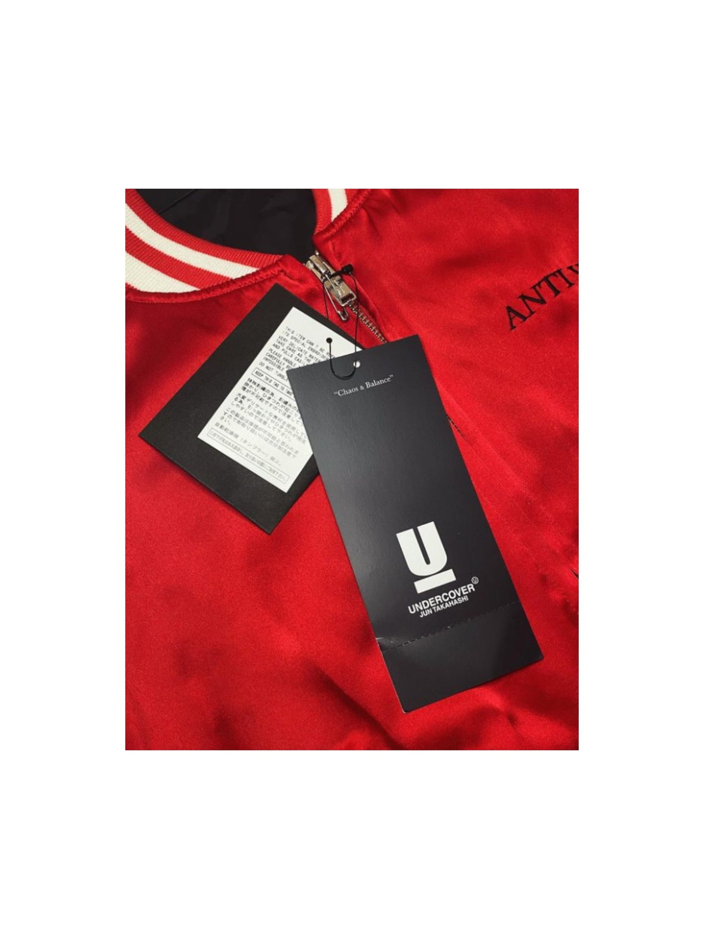 Undercover “Anti You” Silk Rabbit Bomber Jacket *NEW*