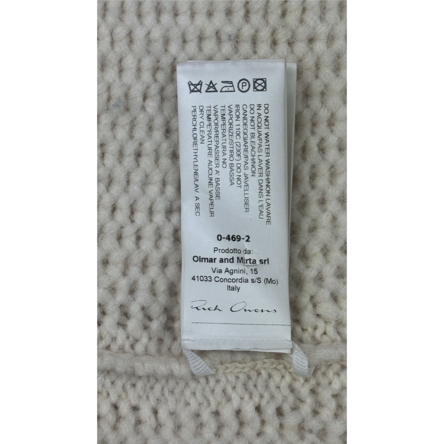 ♚ Rick Owens F/W13 'Plinth' Silk/Mohair Vest ♚