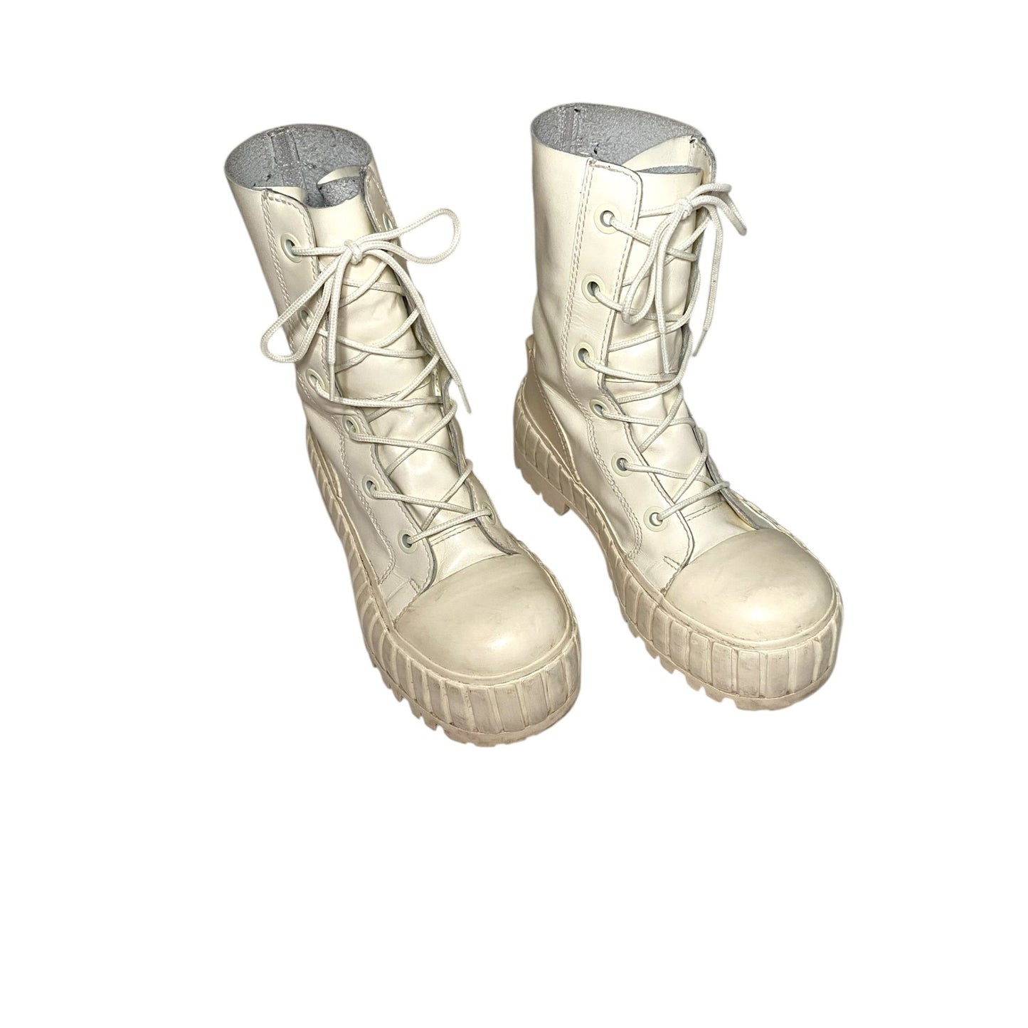Maison Margiela 6 'Vulcanized' Leather Boots