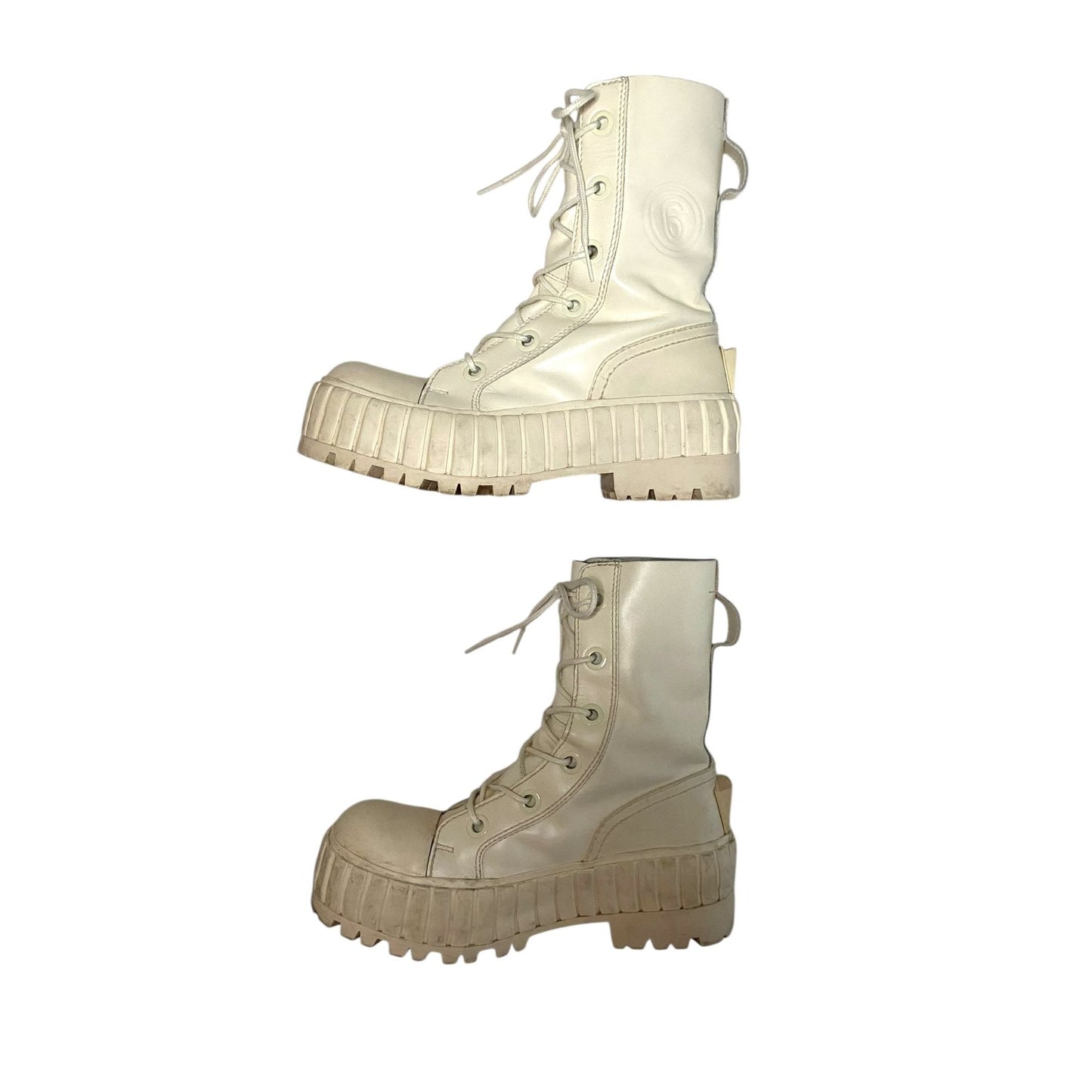 Maison Margiela 6 'Vulcanized' Leather Boots