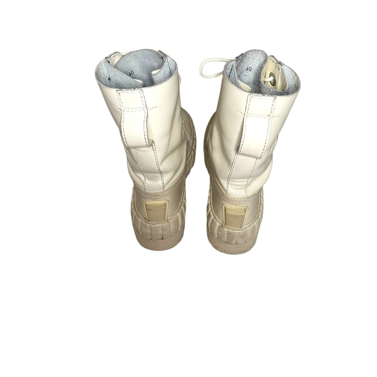 Maison Margiela 6 'Vulcanized' Leather Boots