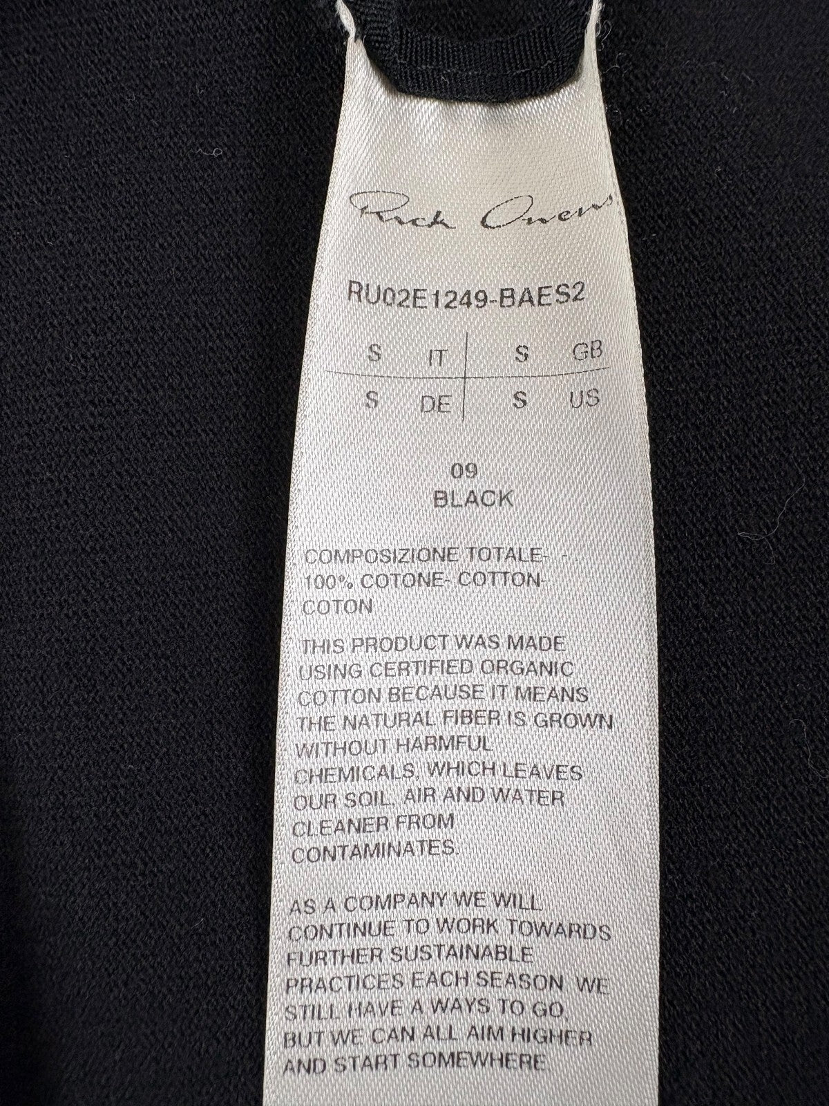 Rick Owens Mainline Rivet T-Shirt