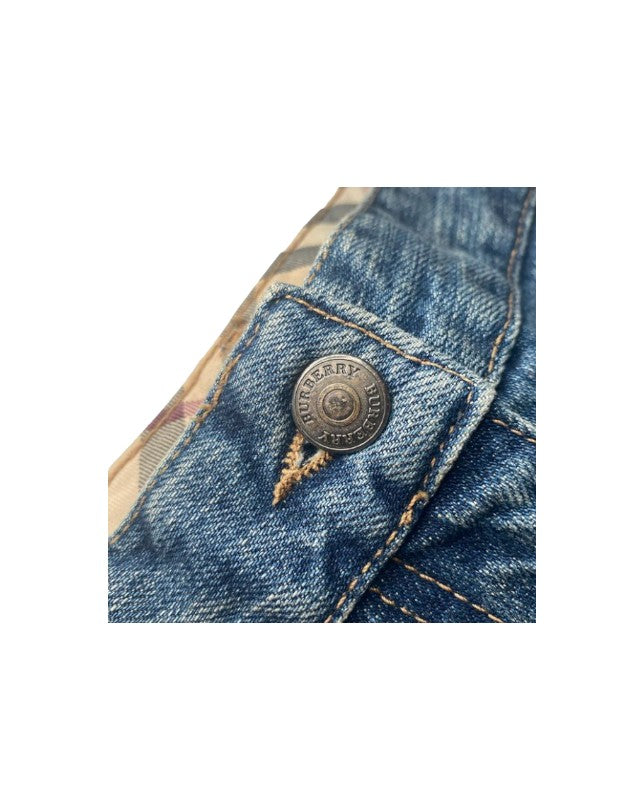 Burberry London Reworked Denim Skirt