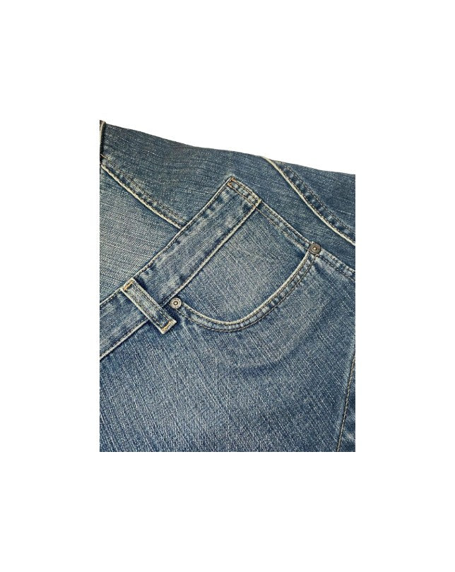 Burberry London Reworked Denim Skirt