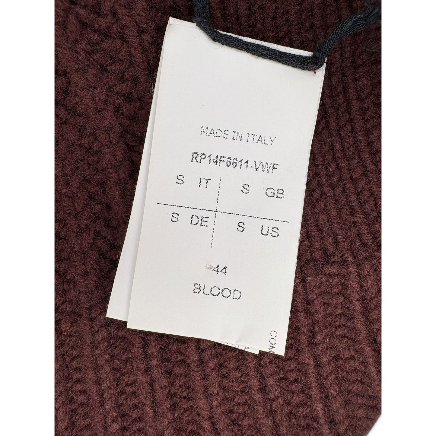 Rick Owens FW14 Moody Wool Turtleneck Jumper