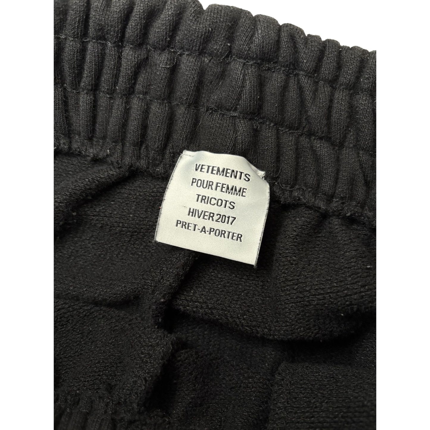 Vetements AW17 Reconstructed Sweatpants