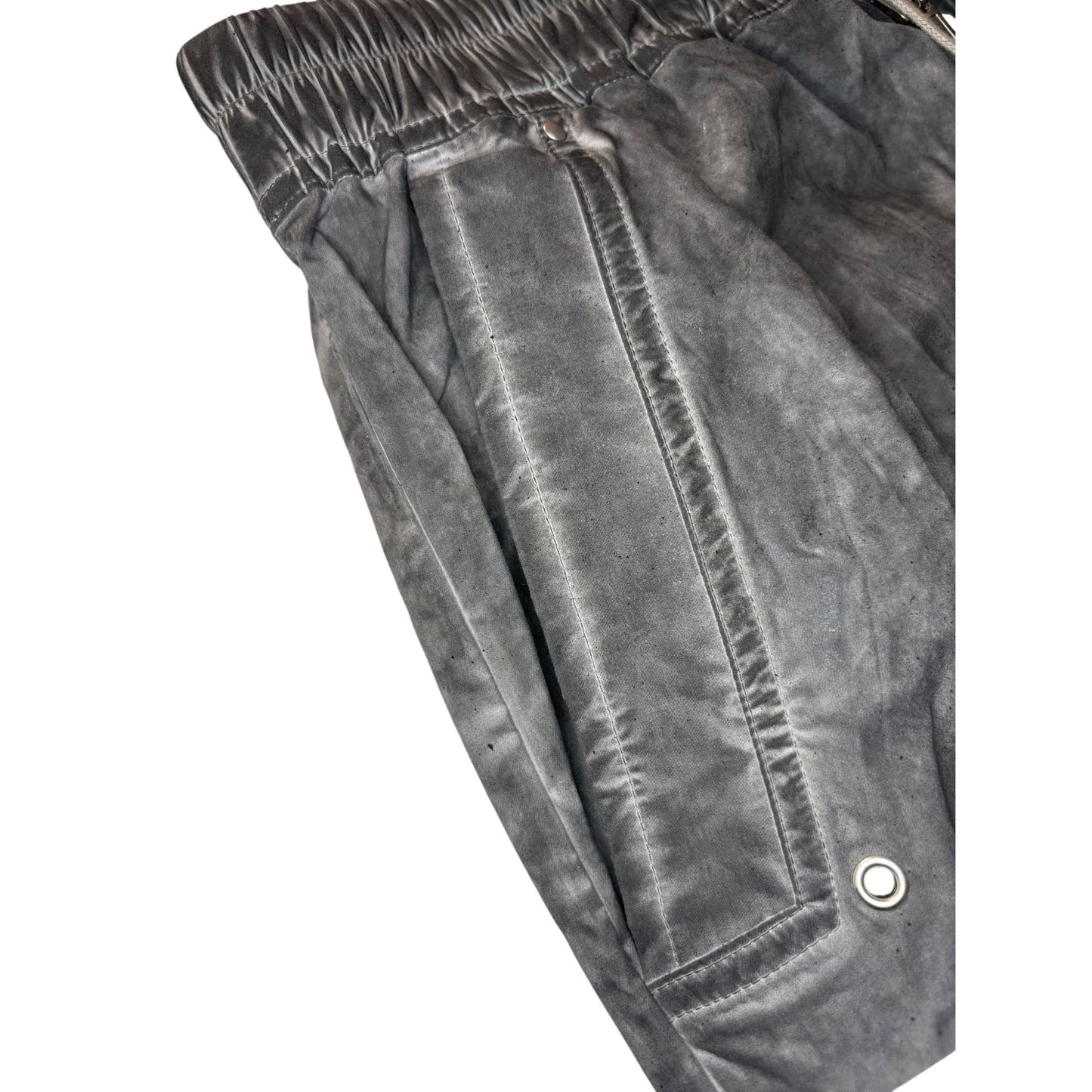 Rick Owens DRKSHDW SS25 Waxed Wide Bela Pants