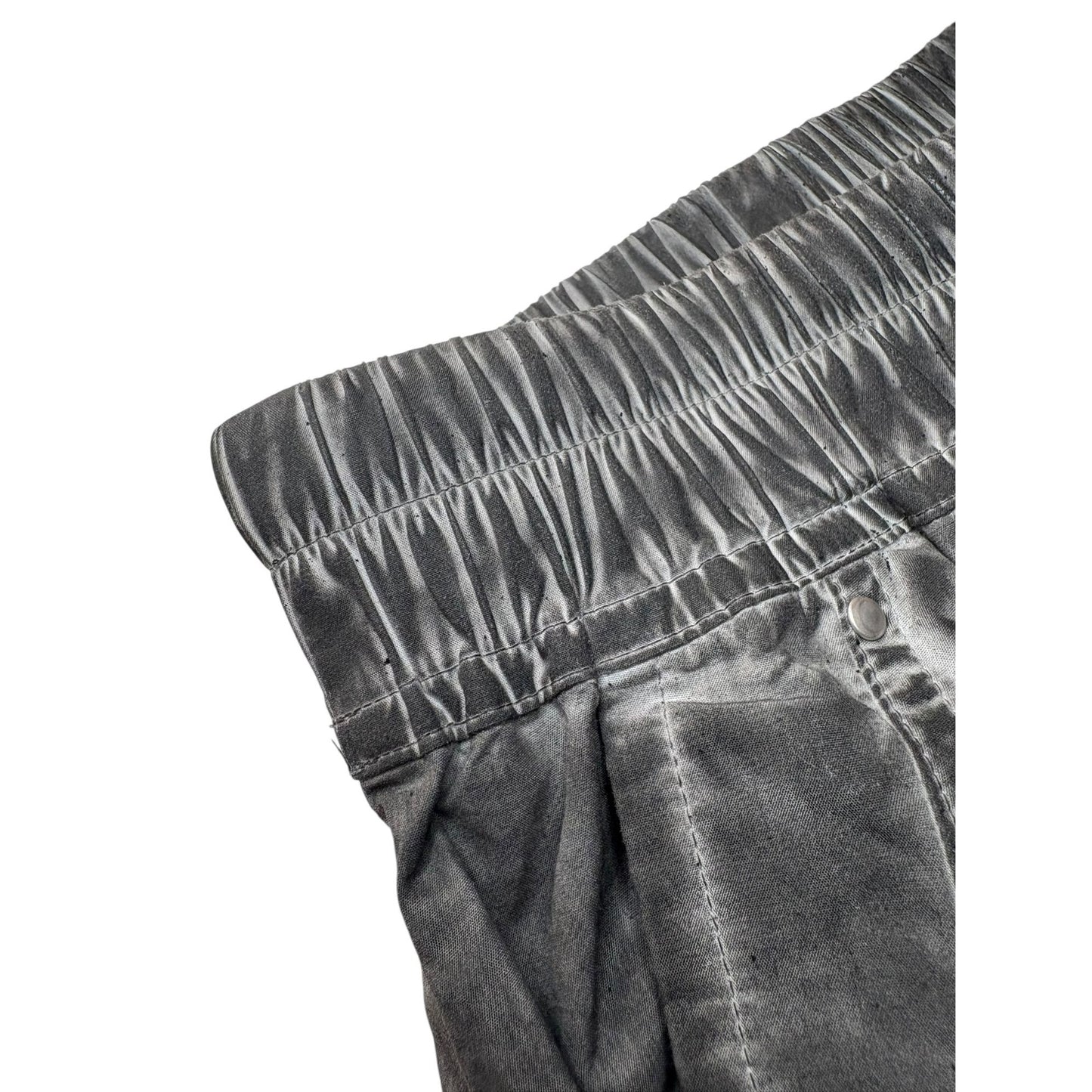 Rick Owens DRKSHDW SS25 Waxed Wide Bela Pants