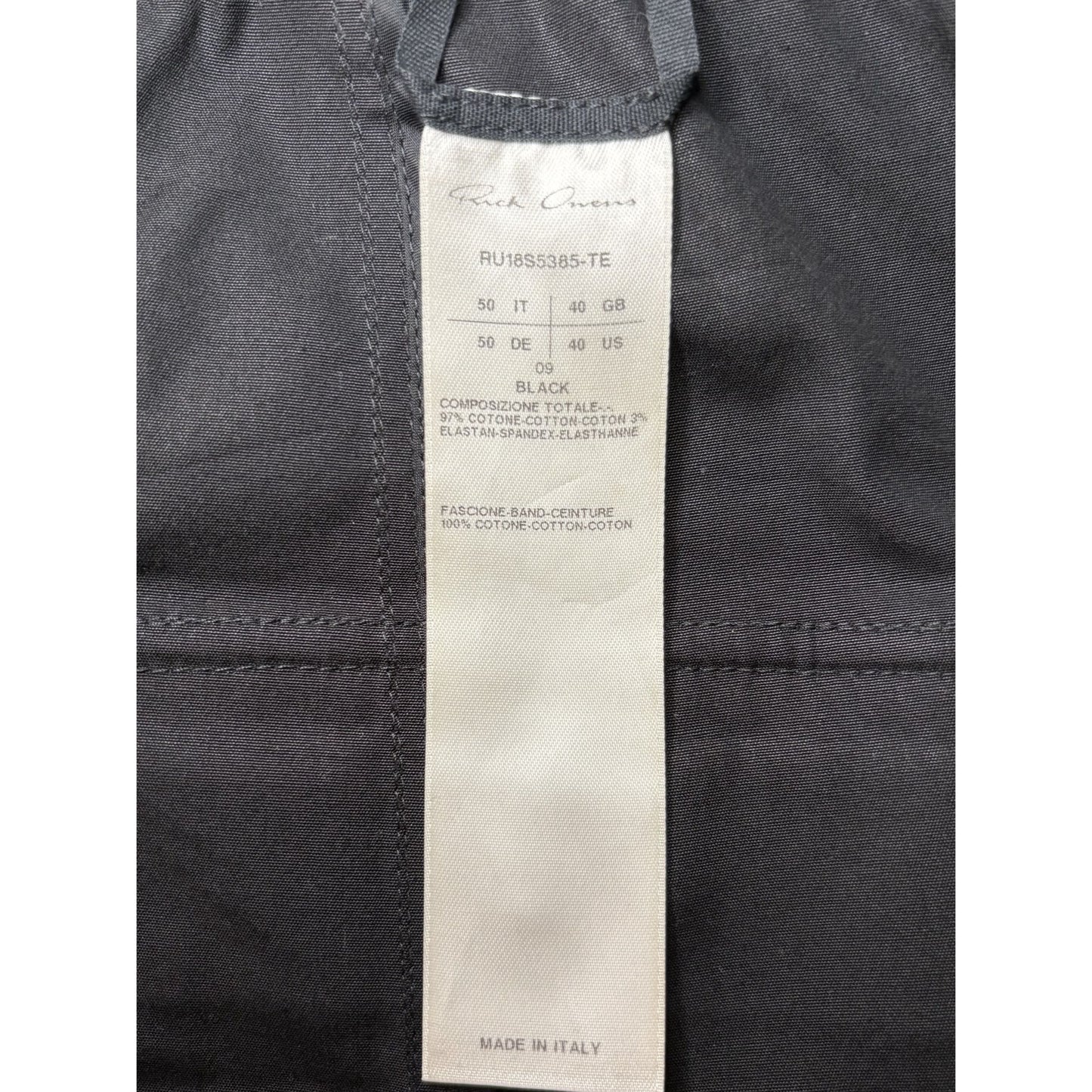 Rick Owens Mainline SS18 'Dirt' 3/4 Pants