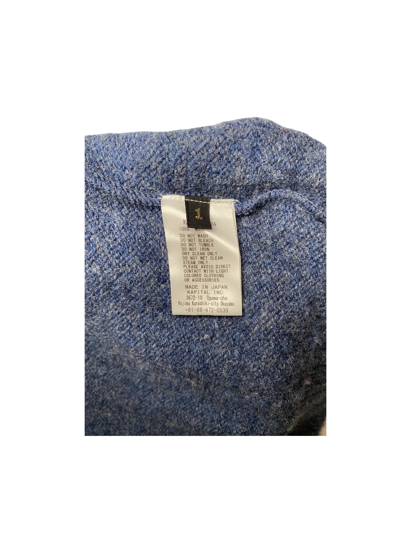 Kapital Wool Turtleneck Sweater