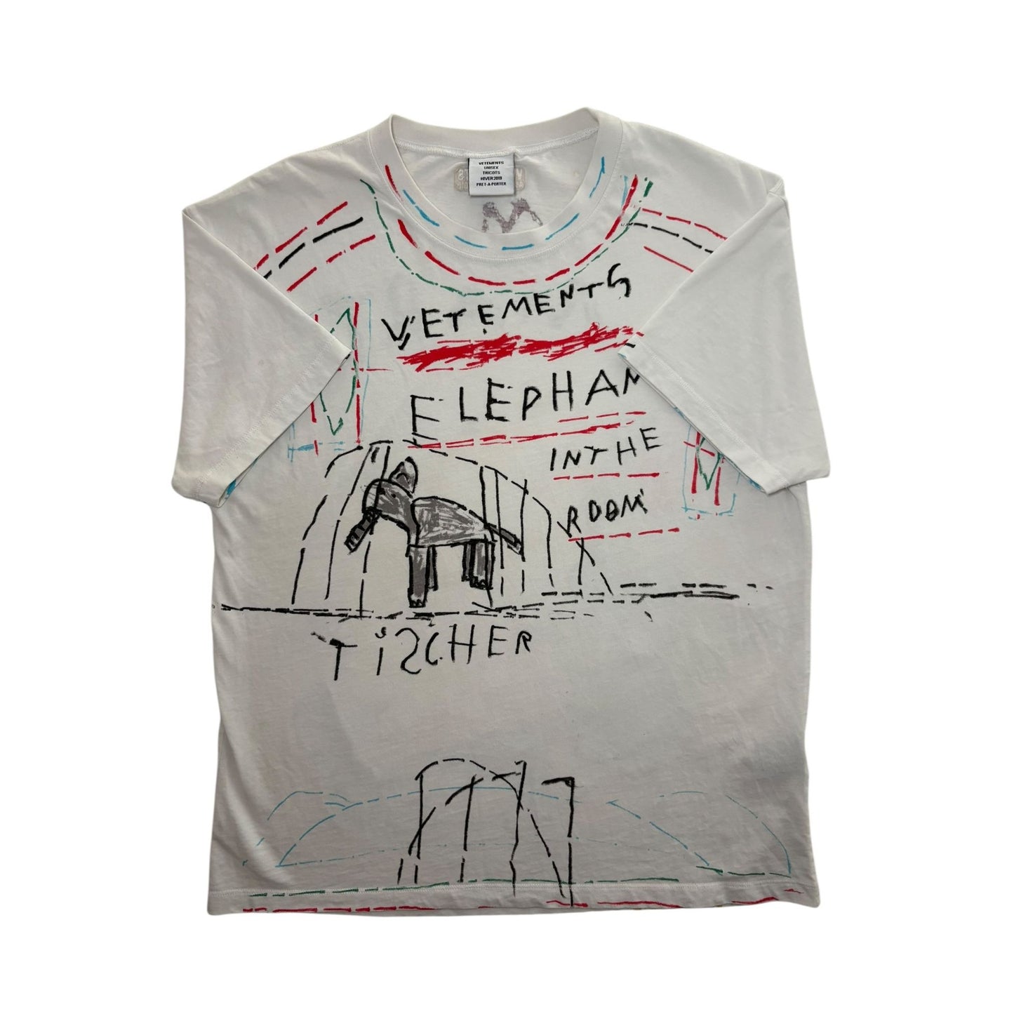 Vetements 'Elephant in the room' AW19 Runway T-shirt