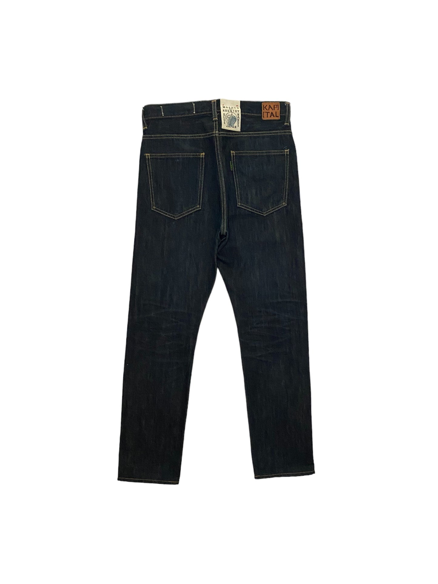 Kapital Indigo Logo Jeans