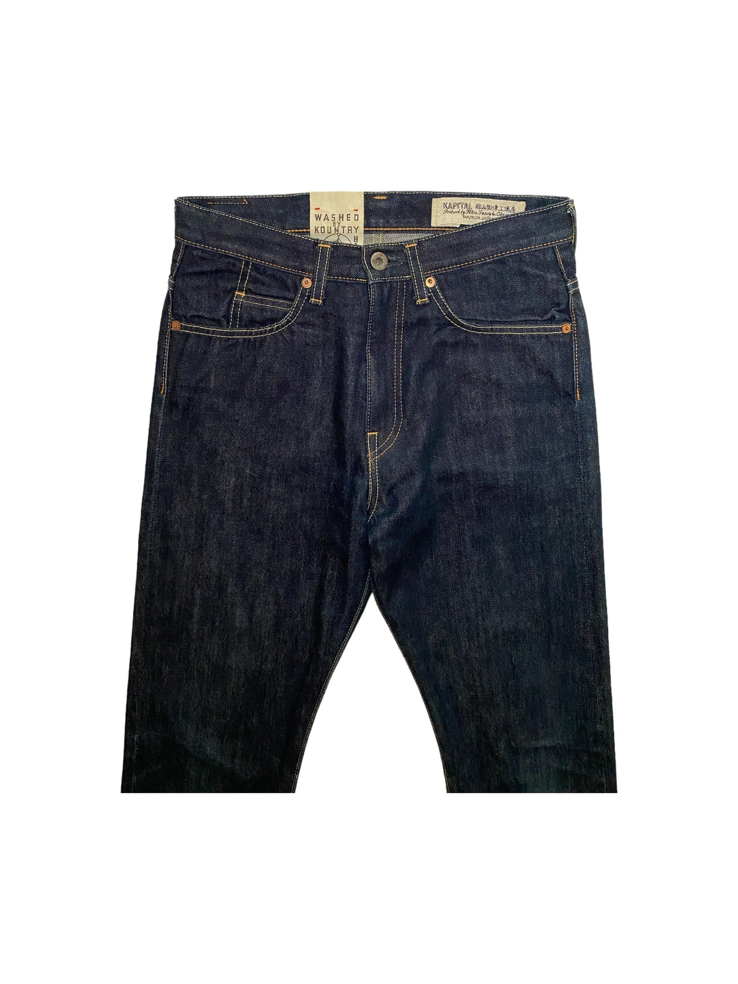 Kapital Indigo Logo Jeans