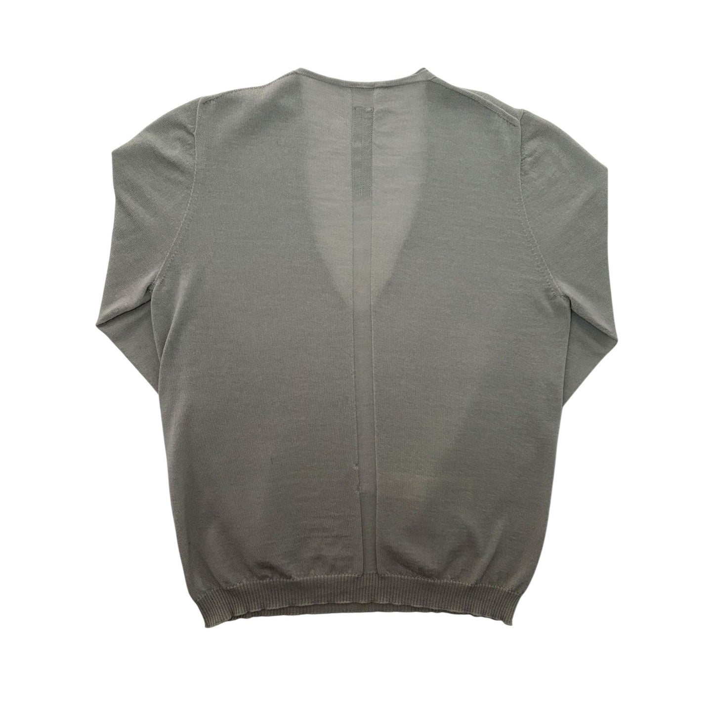 Rick Owens SS23 Edfu Wool V-neck Jumper