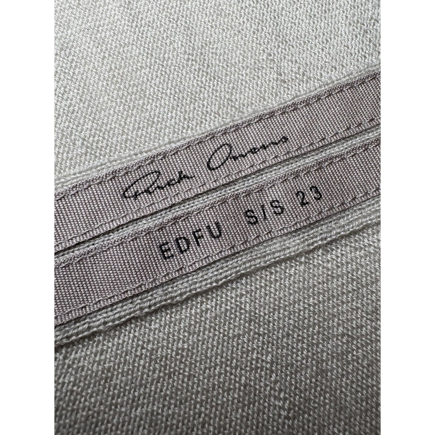 Rick Owens SS23 Edfu Wool V-neck Jumper