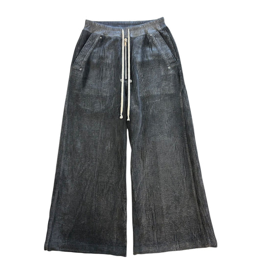 ♚  Rick Owens DRKSDHW Waxed Corduroy Wide BELA PANTS♚