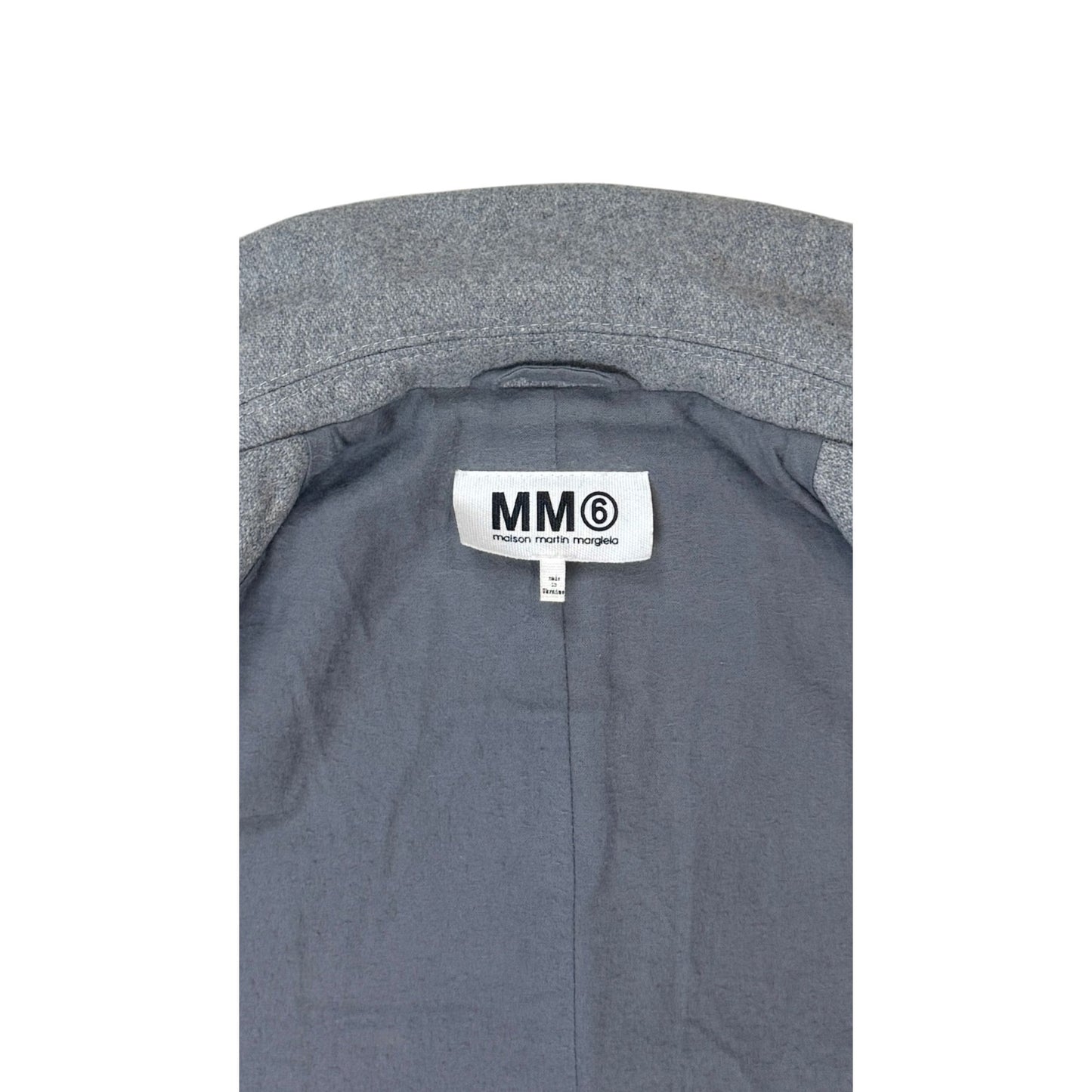 ♚ Maison Margiela Six Wool Knee Length Coat ♚