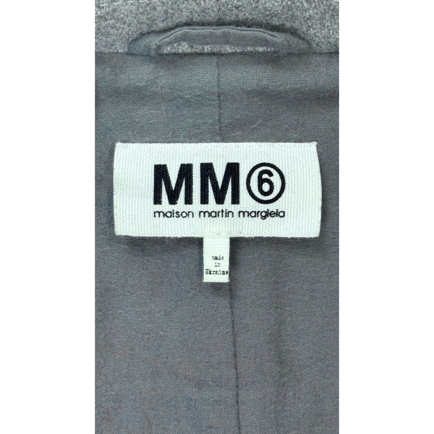 ♚ Maison Margiela Six Wool Knee Length Coat ♚