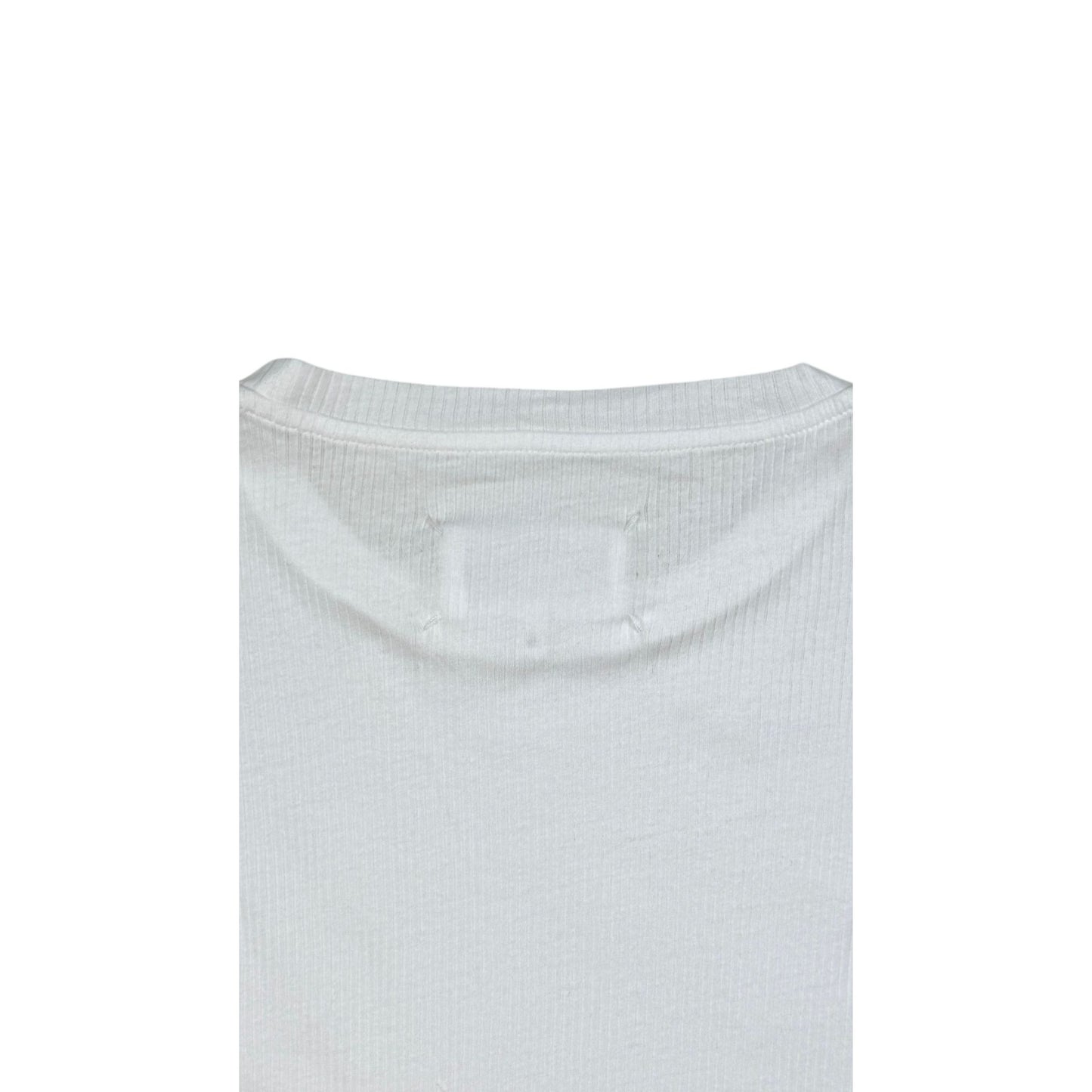 ♚ Maison Margiela White Ribbed Cotton Long Sleeve ♚