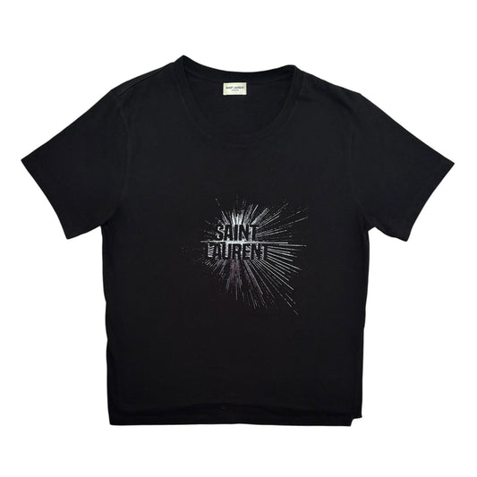 Saint Laurent Black Logo T-shirt