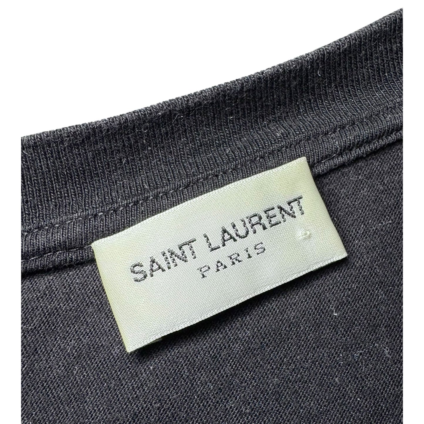 Saint Laurent Black Logo T-shirt